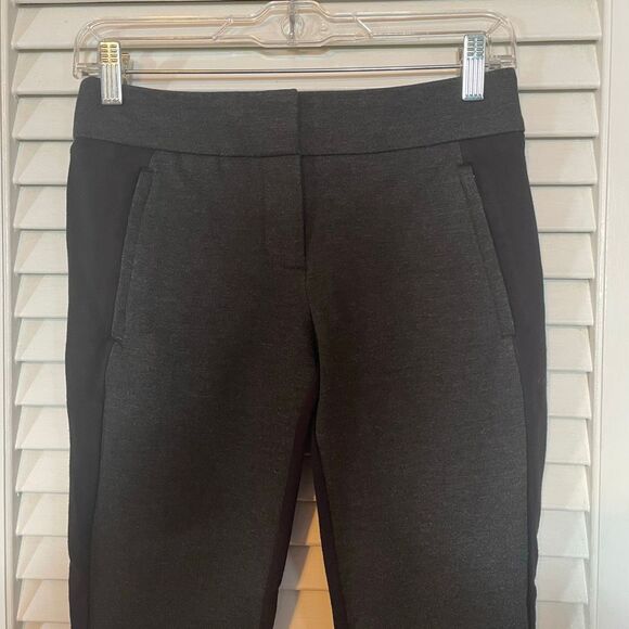 LOFT | gray black ponte pants 2P - Picture 2 of 9